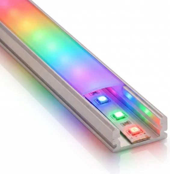 Set 1x bandă LED RGBW NEO LITE LED/24W/230V 5 m IP65 Wi‑Fi + 5 profile de 1 m + telecomandă