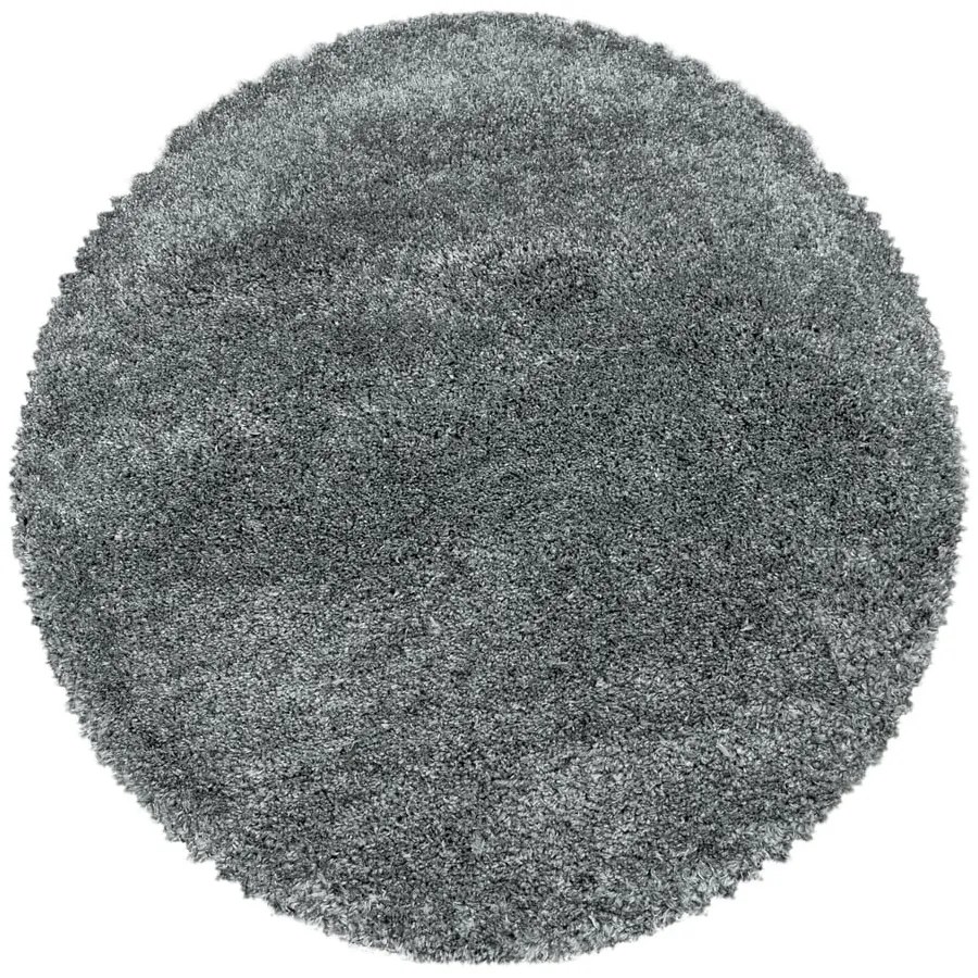 Covor gri rotund ø 200 cm Fluffy – Ayyildiz Carpets