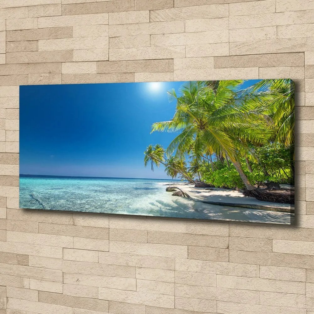 Imprimare tablou canvas Plaja maldive