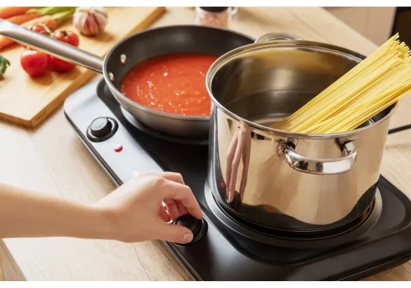 Plită vitroceramică dublă 2400W/230V Sencor