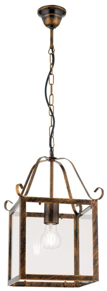 Pendul design rustic Frano Latern HL 6-1533/1 Antik/gold OR