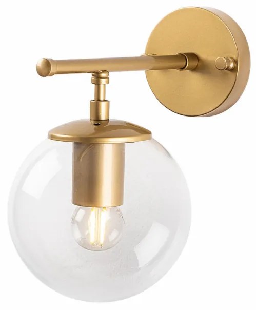 Aplica de Perete Roe - 10720, Soclu E14, Max. 40W, Culoare Auriu