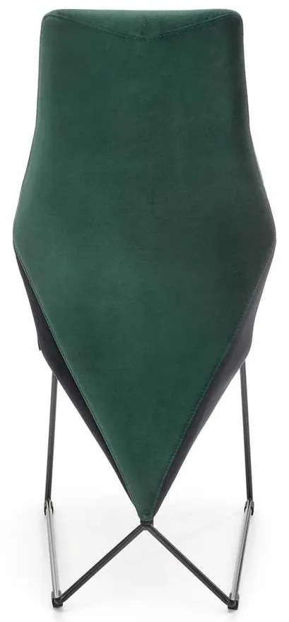 Scaun de bucătărie Vera, verde închis
