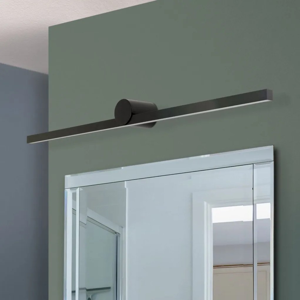 Aplica LED pentru baie moderna IP54 BEAUTY L-101cm negru