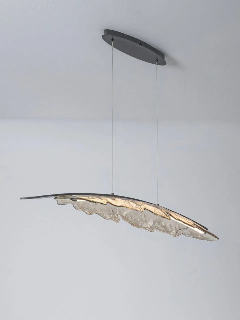 Lustra LED suspendata in forma de frunza AMADO XL