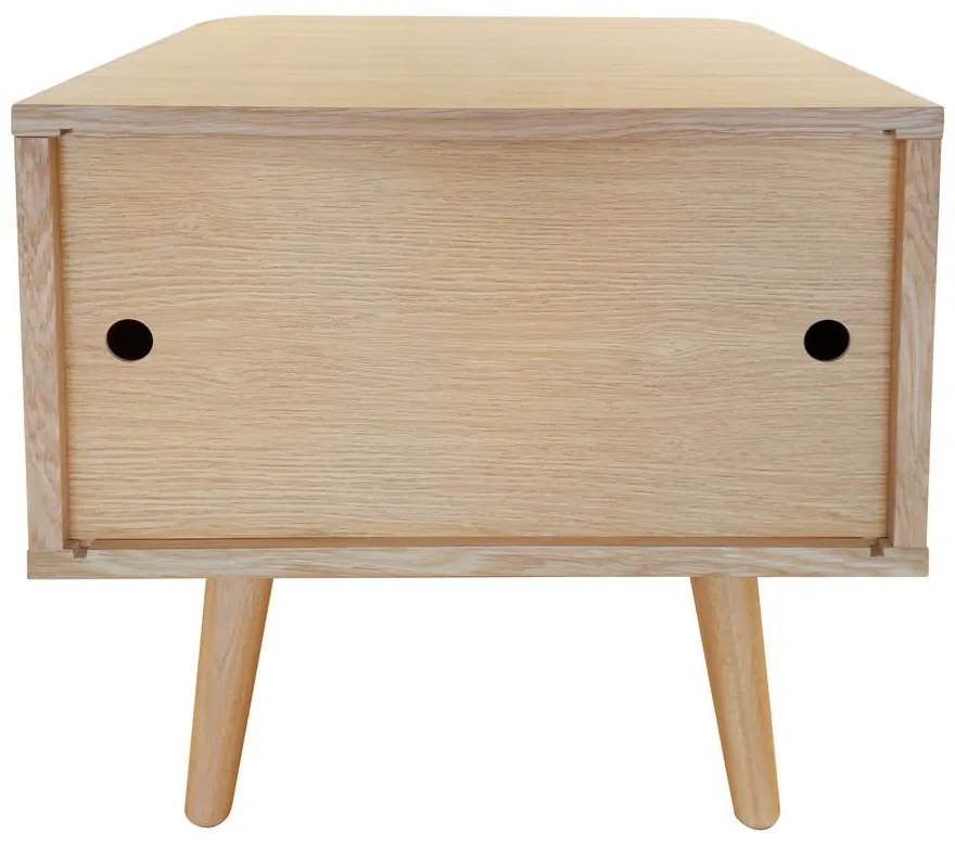 Noptieră cu aspect de lemn de stejar Rove – Woodman