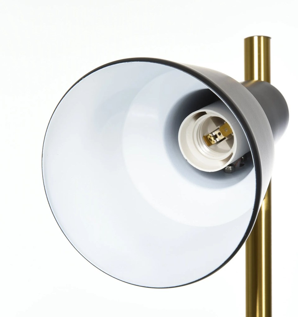 Lampa de podea de 150 cm cu 3 abajururi reglabile, baza rotunda, metal, bronz, 32x32x150 cm HOMCOM | Aosom RO