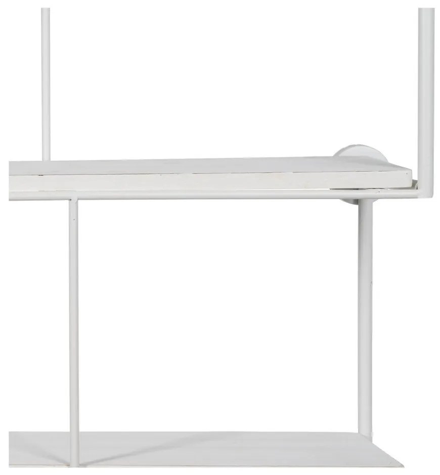 Raft alb etajat din metal 51 cm – Ixia