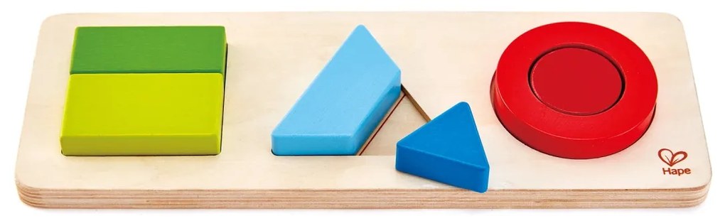 Puzzle din lemn - Geometric