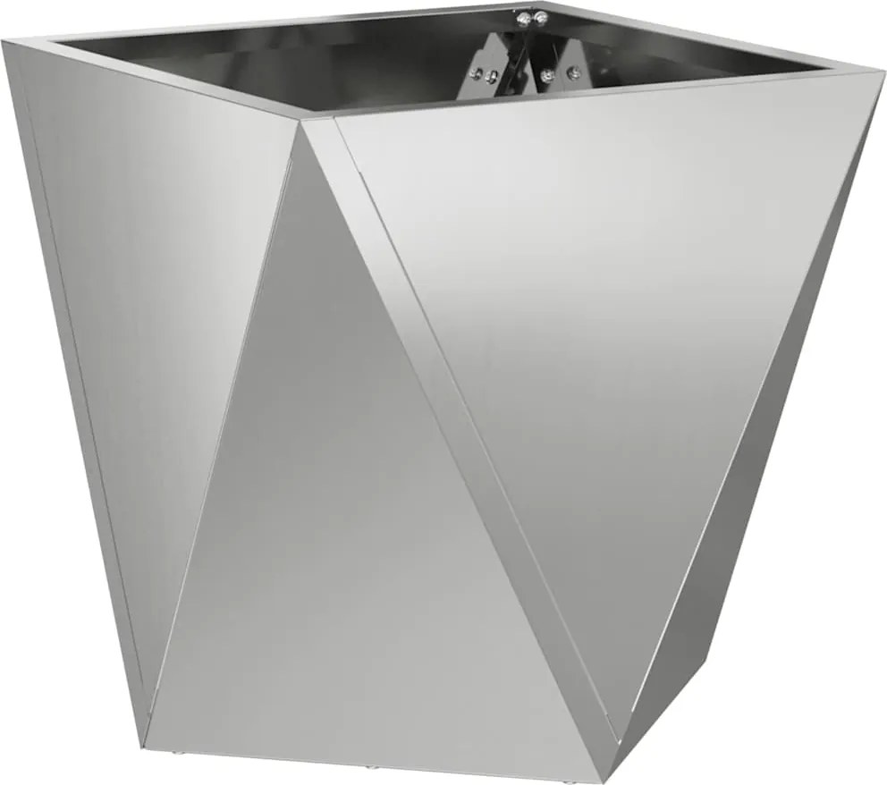 vidaXL Jardinieră Argintiu 30 x 30 x 30 cm Oțel Galvanizat