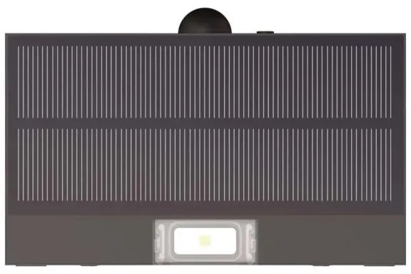 Proiector LED solar cu senzor de mișcare LED/3,7V 1200mAh 4000K IP65 negru