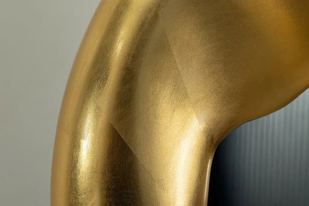 Oglinda de perete decorativa AURA 90cm auriu