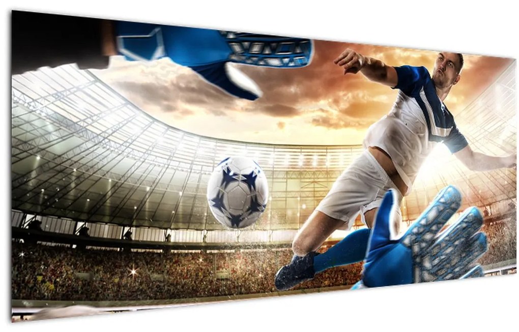 Tablou - Fotbalist (120x50 cm)