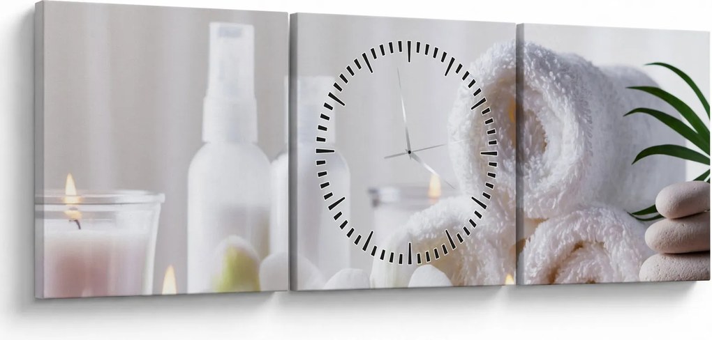 Tablou - Spa (cu ceas) (90x30 cm)