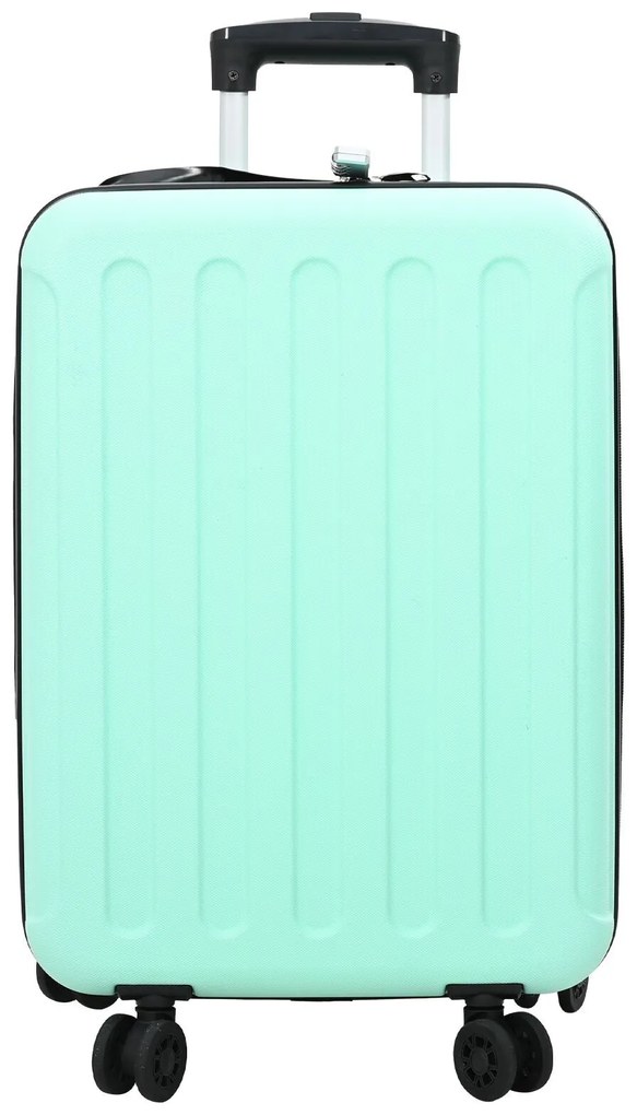 vidaXL Valiză cu blocare Verde mentă 34 x 23 x 55.5 cm Plastic ABS