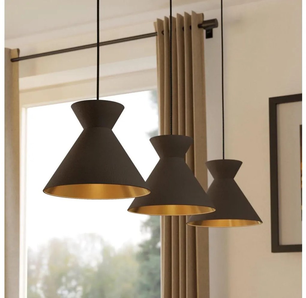 Eglo 900348 - Lampă suspendată pe cablu NASTASIA 3xE27/40W/230V
