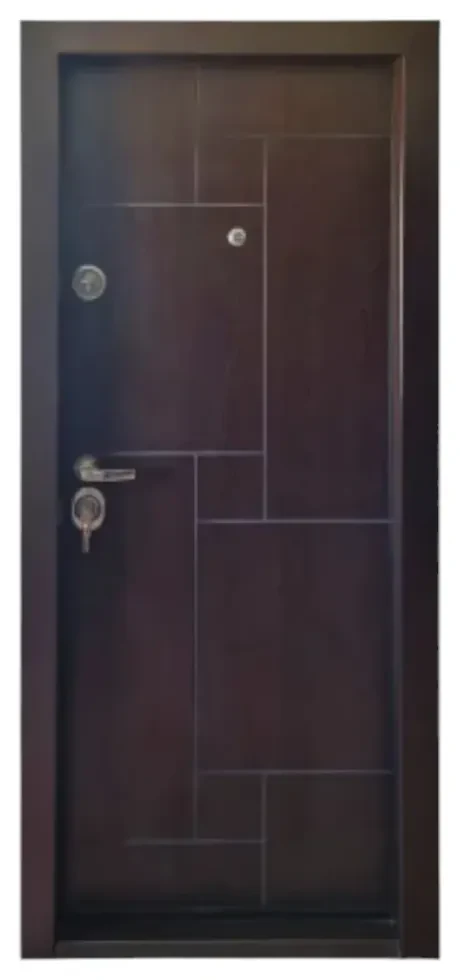Usa metalica de apartament cu izolatie si vizor Novo Doors First Class NDFC02, Deschidere Stanga Dreapta, Dimensiune 200X88 cm, Tabla 12 mm, Kit