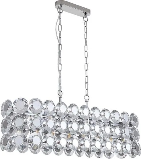 Lustra suspendata ovala design elegant Belle 8LT