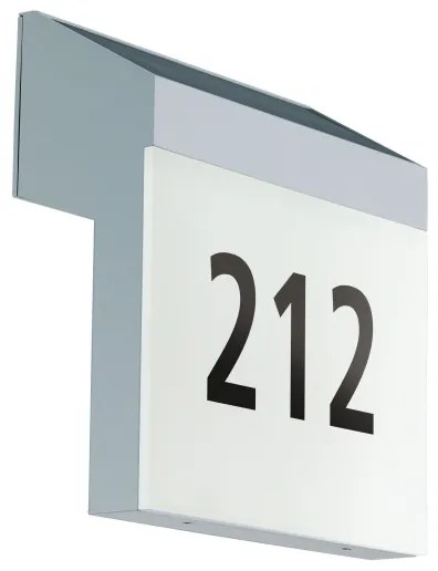 Număr solar de casă Eglo 97339 LUNANO LED/2W/3,7V 2000 mAh IP44