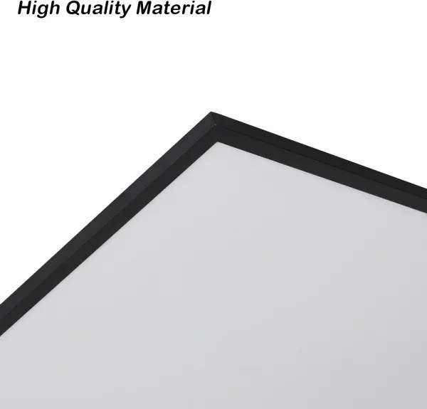 Brilagi - Plafonieră LED SLIMFRAME 80W/230V, 120x60 cm, 3000/4000/6000K, negru