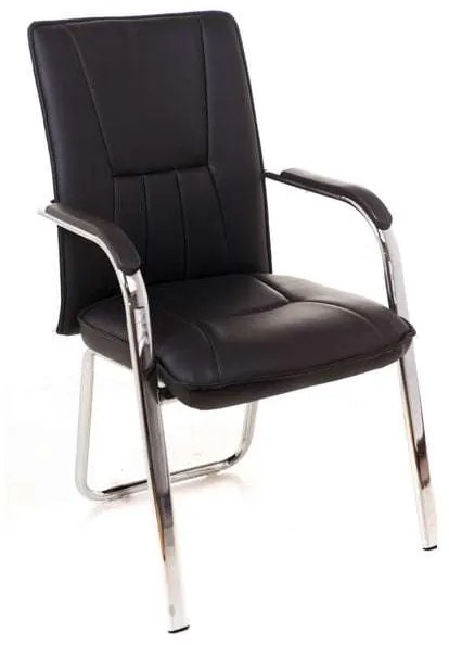 Scaun vizitator MTS 7709 Negru