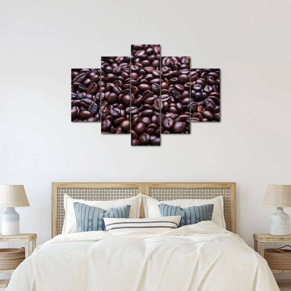 Tablou cu boabe de cafea (150x105 cm)