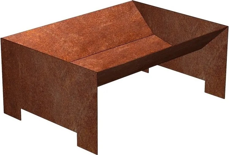 Strato Foc de grădină 50 x 70 x 30 cm, corten CORGARDEN 1018
