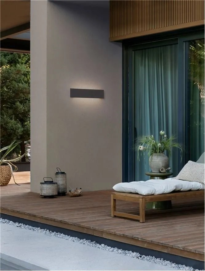 Aplica LED ambientala de exterior IP65 LUNA L-40cm