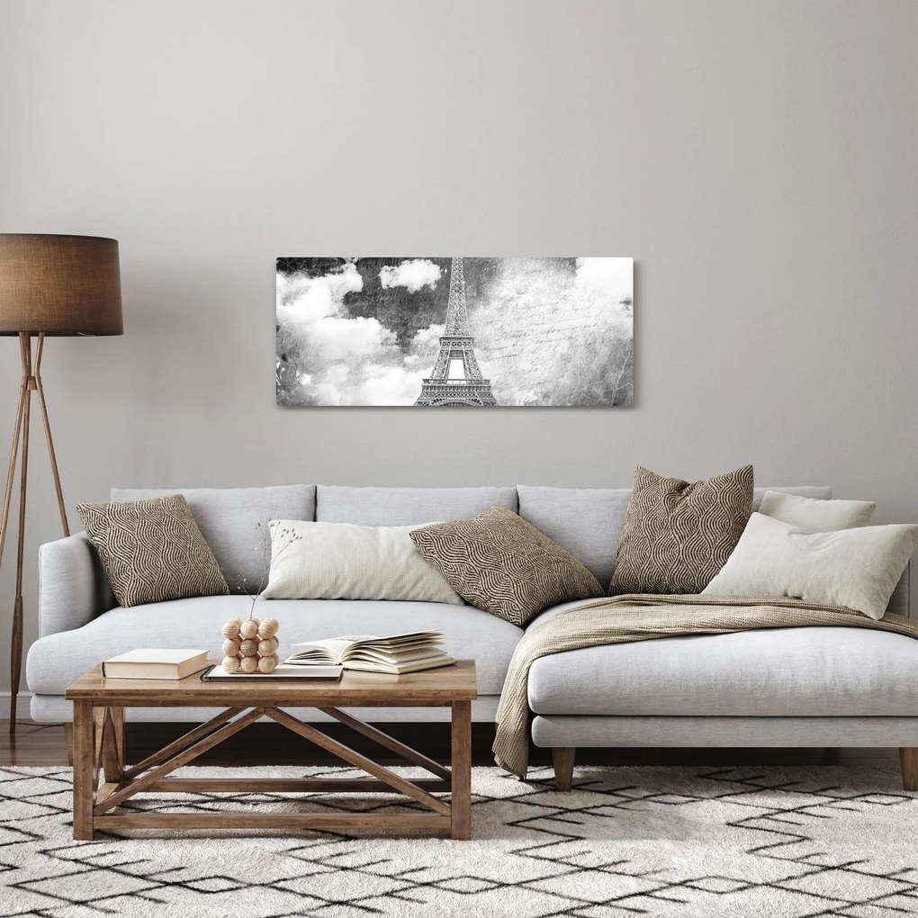 Tablou - Carte poștală de epocă a orașului N⁰3 (120x50 cm)