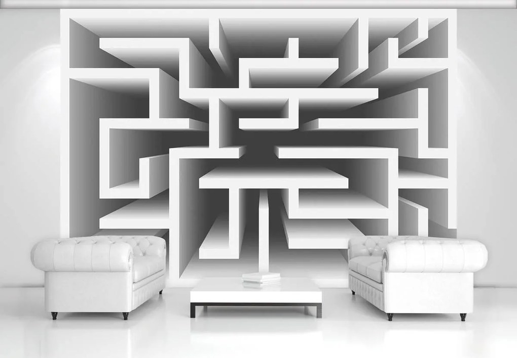 Fototapet - 3D labirint (152,5x104 cm)