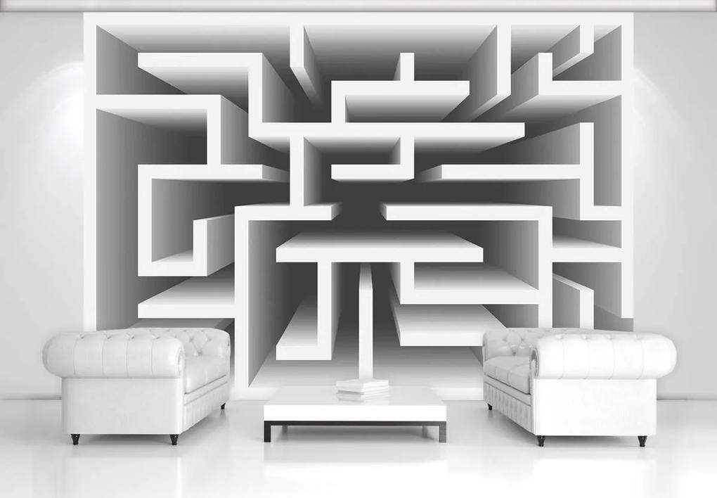 Fototapet - 3D labirint (254x184 cm), în 8 de alte dimensiuni noi