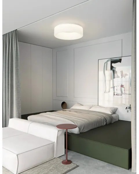 Plafonieră LED dimabilă Top Light -LED HALO, 60W/230V, diam. 60 cm, albă+ telecomandă