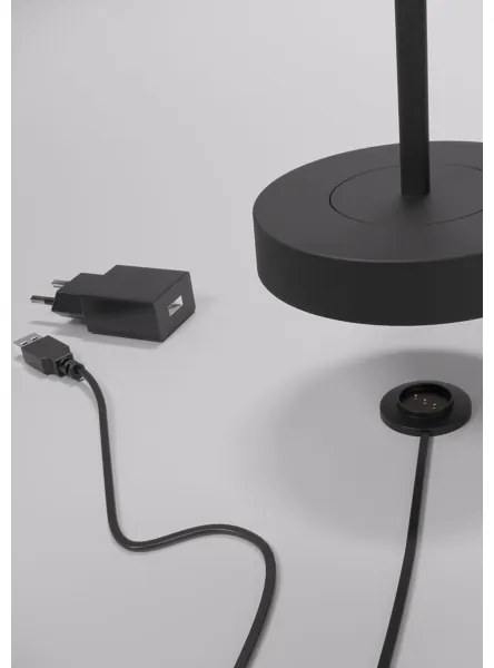 Lampă LED dimabilă de masă Redo 90312 ILUNA LED/2,5W/5V 3000 mAh IP65 negru