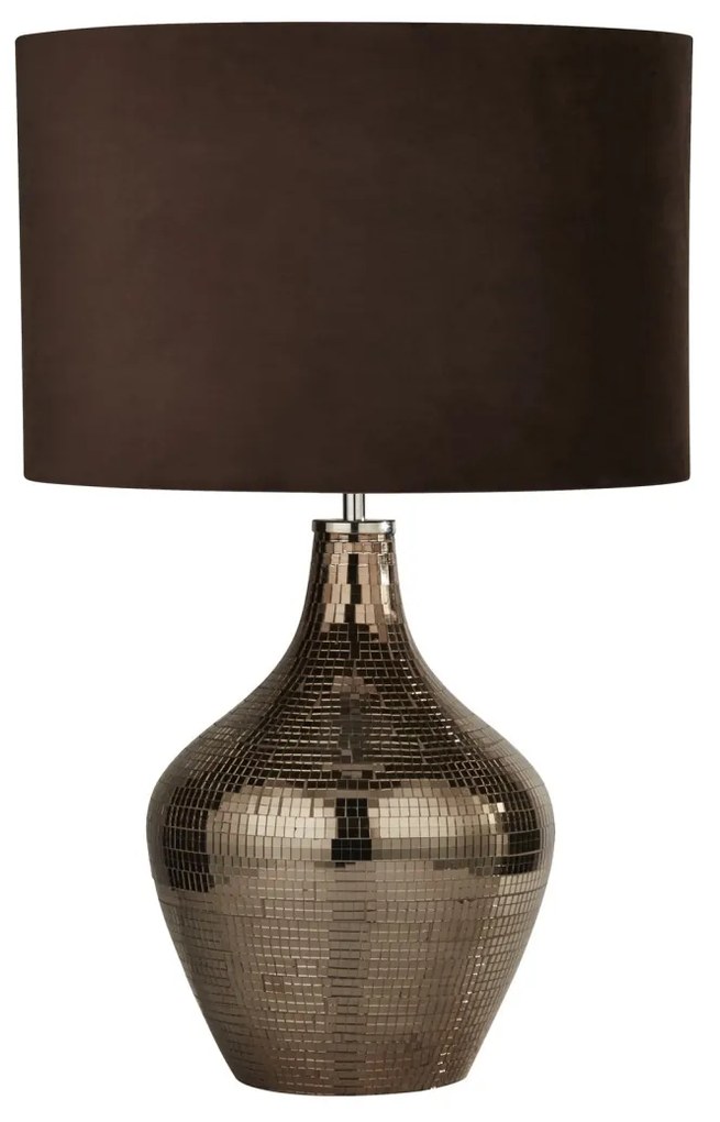 Veioza, Lampa de masa moderna Smoked Mosaic EU3847SM SRT