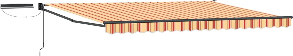 vidaXL Cort electric retractabil Multicolour 4 × 3 m