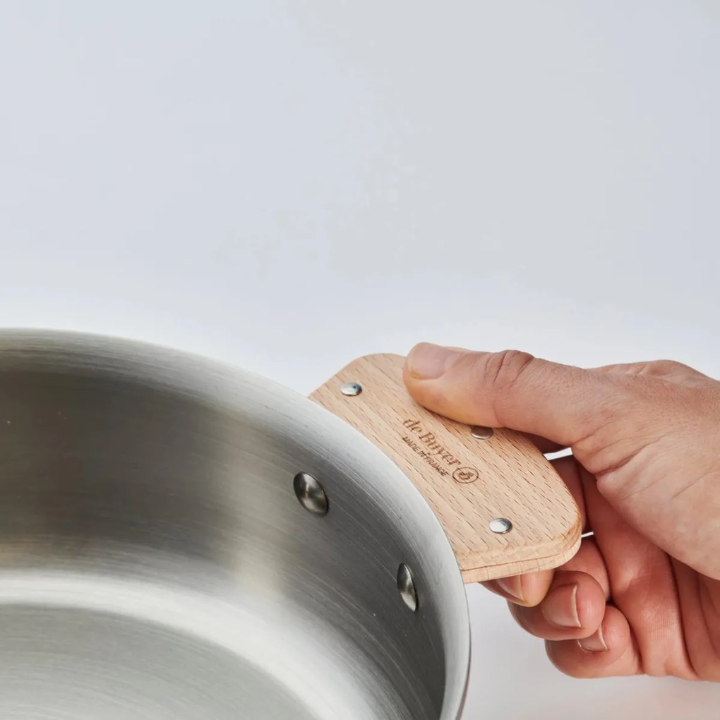 Pereche de mânere De Buyer 3660.02 LOQY detașabile , lemn