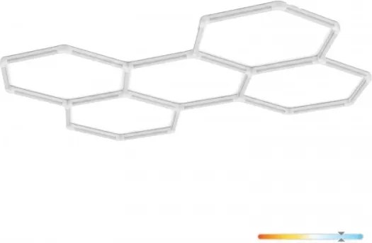 Plafonieră LED HEXLINE LED/216W/230V 6500K 208x300 cm albă