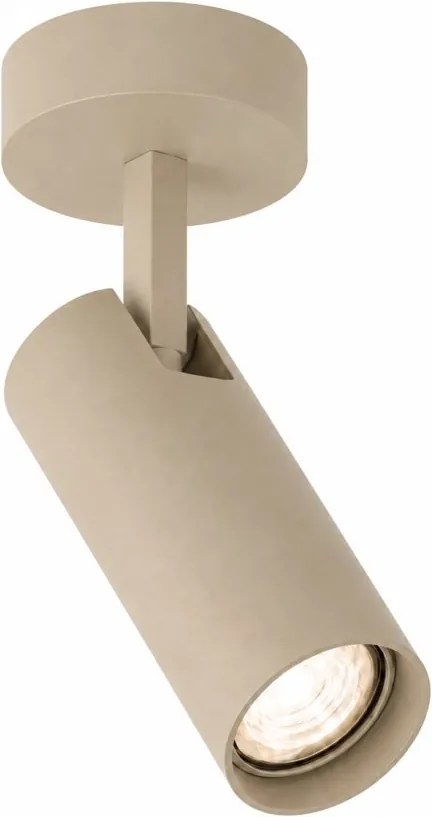 Spot aplicat directionabil cu bec GU10 Linca taupe