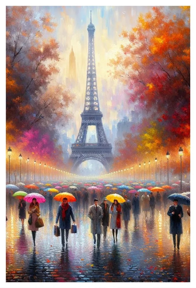Tablou Paris în culorile toamnei