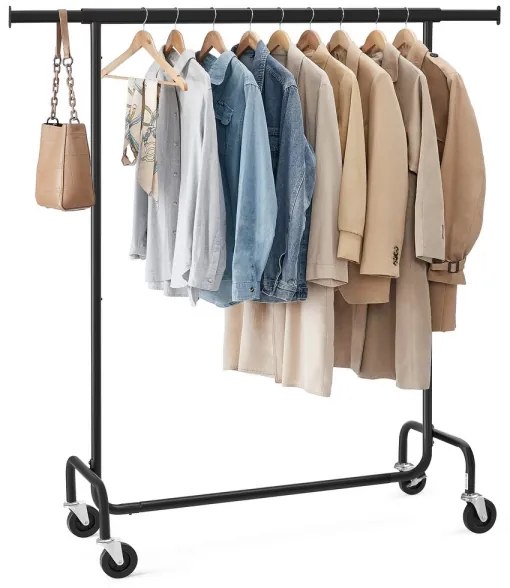 Cuier mobil de podea LINEA, negru