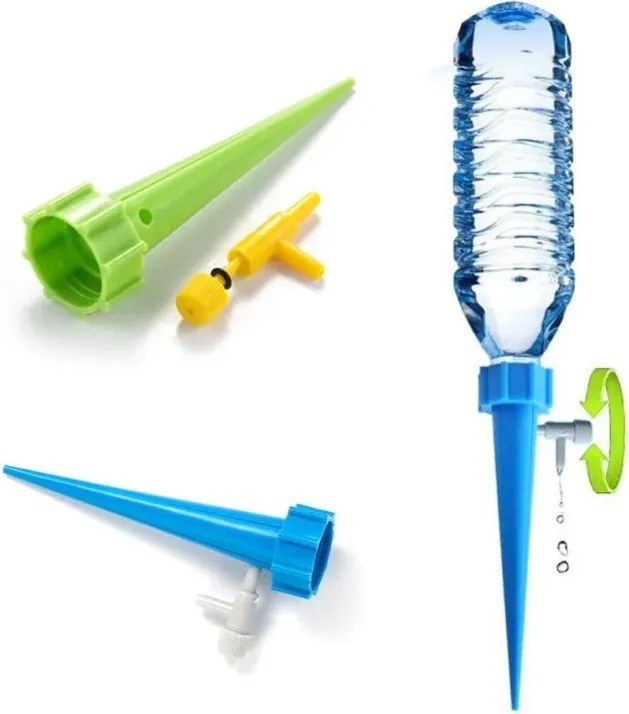 Set pentru udarea plantelor - 10x irigator cu supapă de scurgere