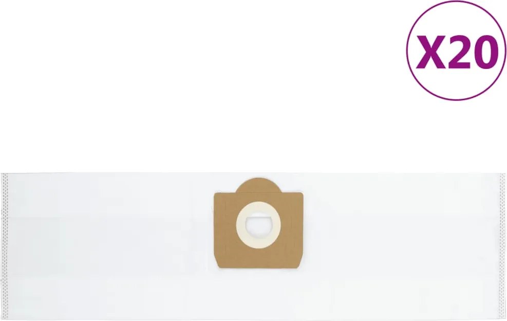 vidaXL Saci de aspirator pentru Karcher 6.959-130.0 20 buc.