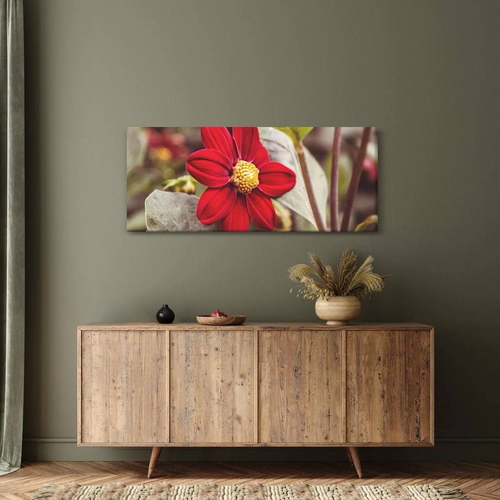 Tablou cu floare (120x50 cm)