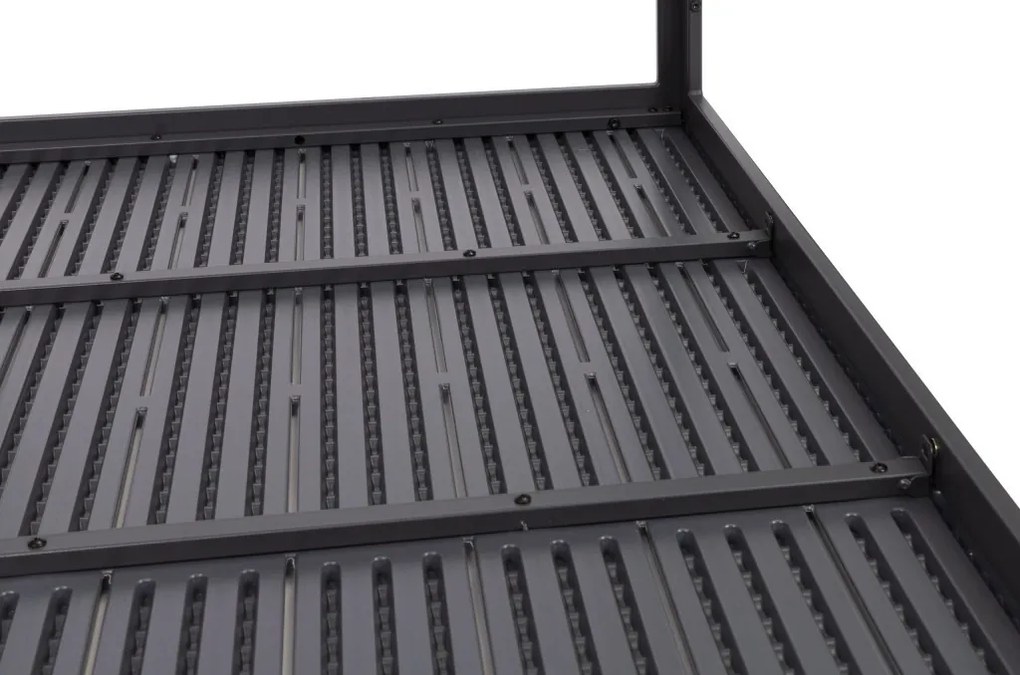 Masă de grădină cu 6 locuri 156x78 cm polywood gri