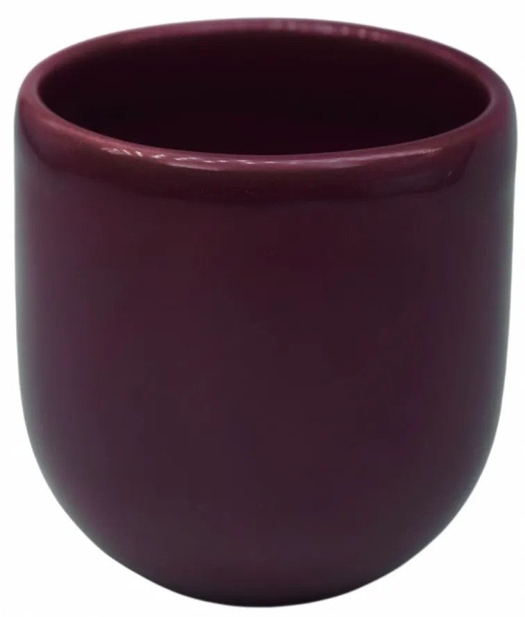 Pahar Cafea NOVUM 250ml Imperio Dark Purple (Mov Inchis Imperial Lucios) Gresie Ceramica Glazurata Manual