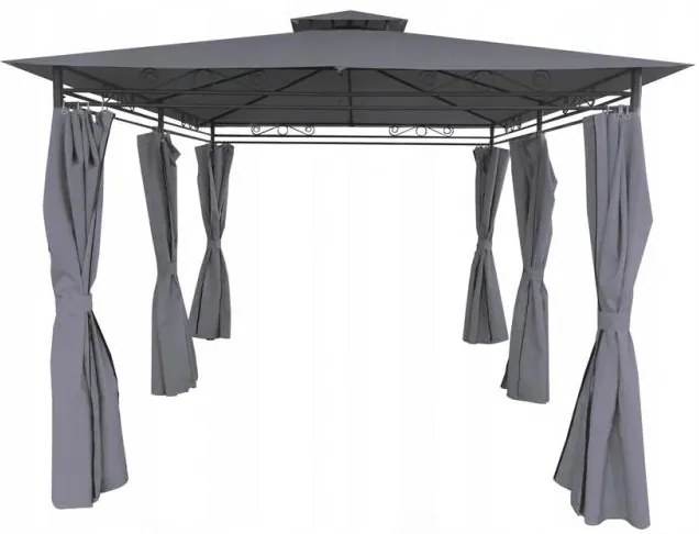 Foişor de grădină 3x4m Glamour Grey