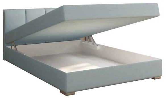 Pat boxspring 120x200, menta, RIANA KOMFORT