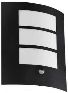 Aplica exterior 1 bec E27 cu senzor IP44 City 99568 Eglo