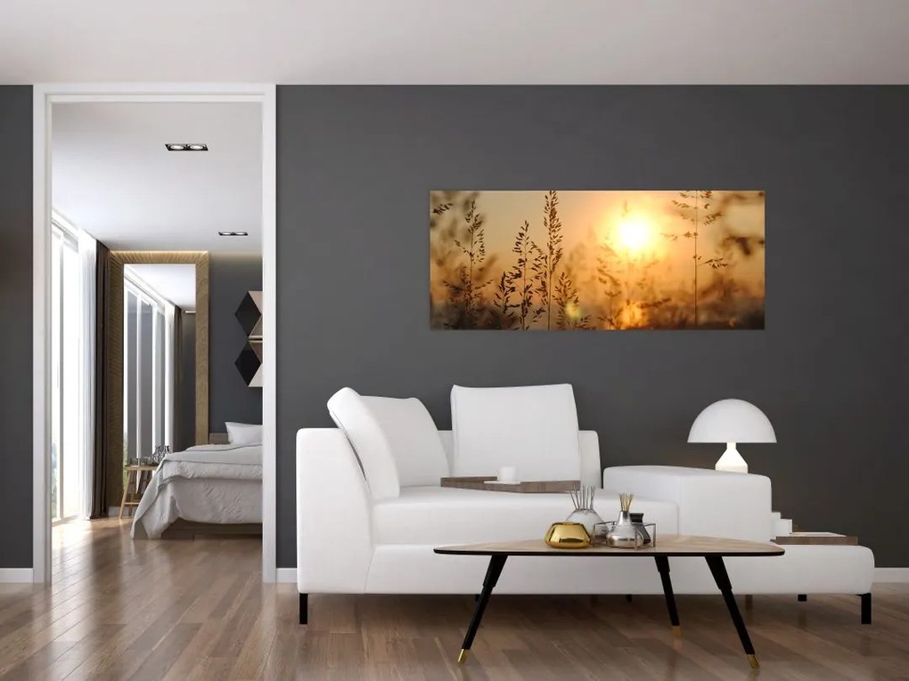 Tablou cu răsărit de soare (120x50 cm)