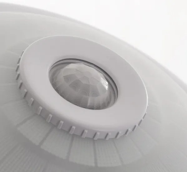 Ecolite WHST78-BI - Plafonieră exterior cu senzor VERA 2xE27/60W/230V IP44